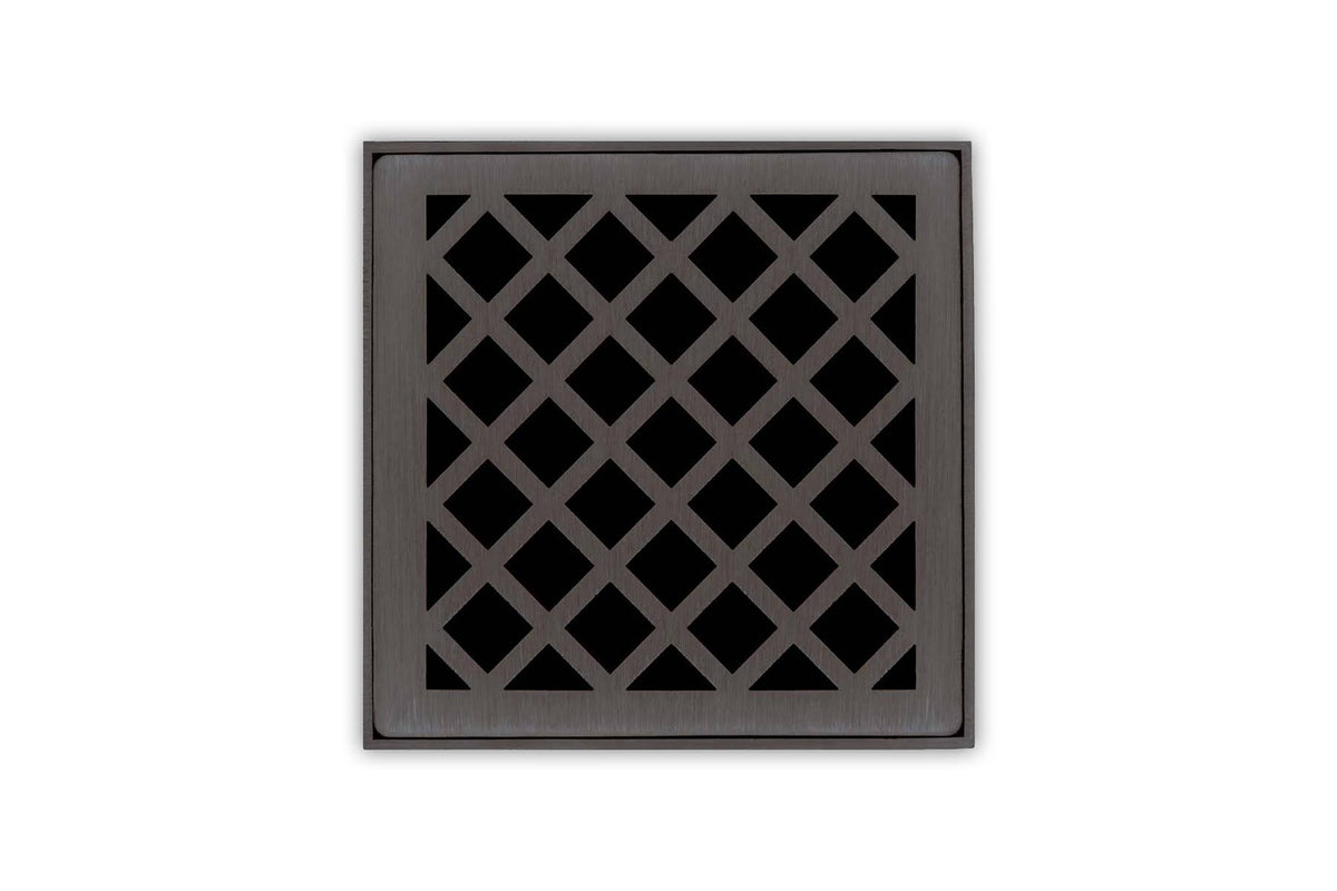 Oil Rubbed Bronze Decorative Plate with PVC Complete Kit E15701