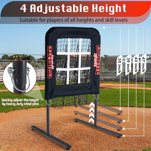 9 Hole Pitching Net with Strike Zone M6111