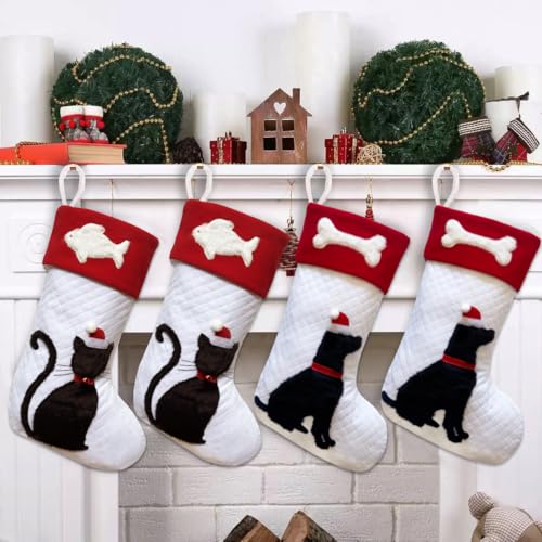 20 inch Dog Christmas Stockings L8655