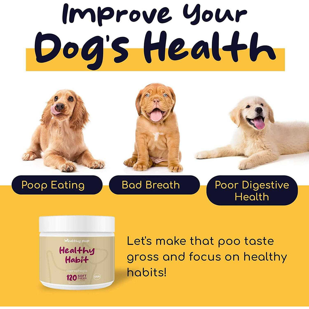 Coprophagia Supplement for Dogs Z209333
