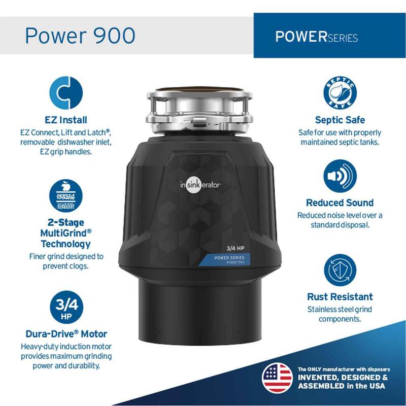 3/4 HP Continuous Feed Garbage Disposal A873741