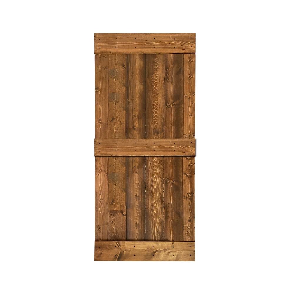 Sage Green Solid Wood Interior Sliding Barn Door Q38640