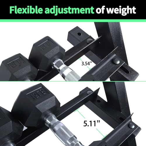 Heavy Duty Steel 3-Tier Dumbbell Rack 1100 LBS Capacity L70912