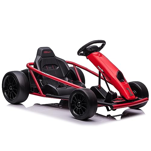 24V Kids Go Kart 300W*2 Motors 9Ah Battery 8.1MPH Ride On Toy B50966
