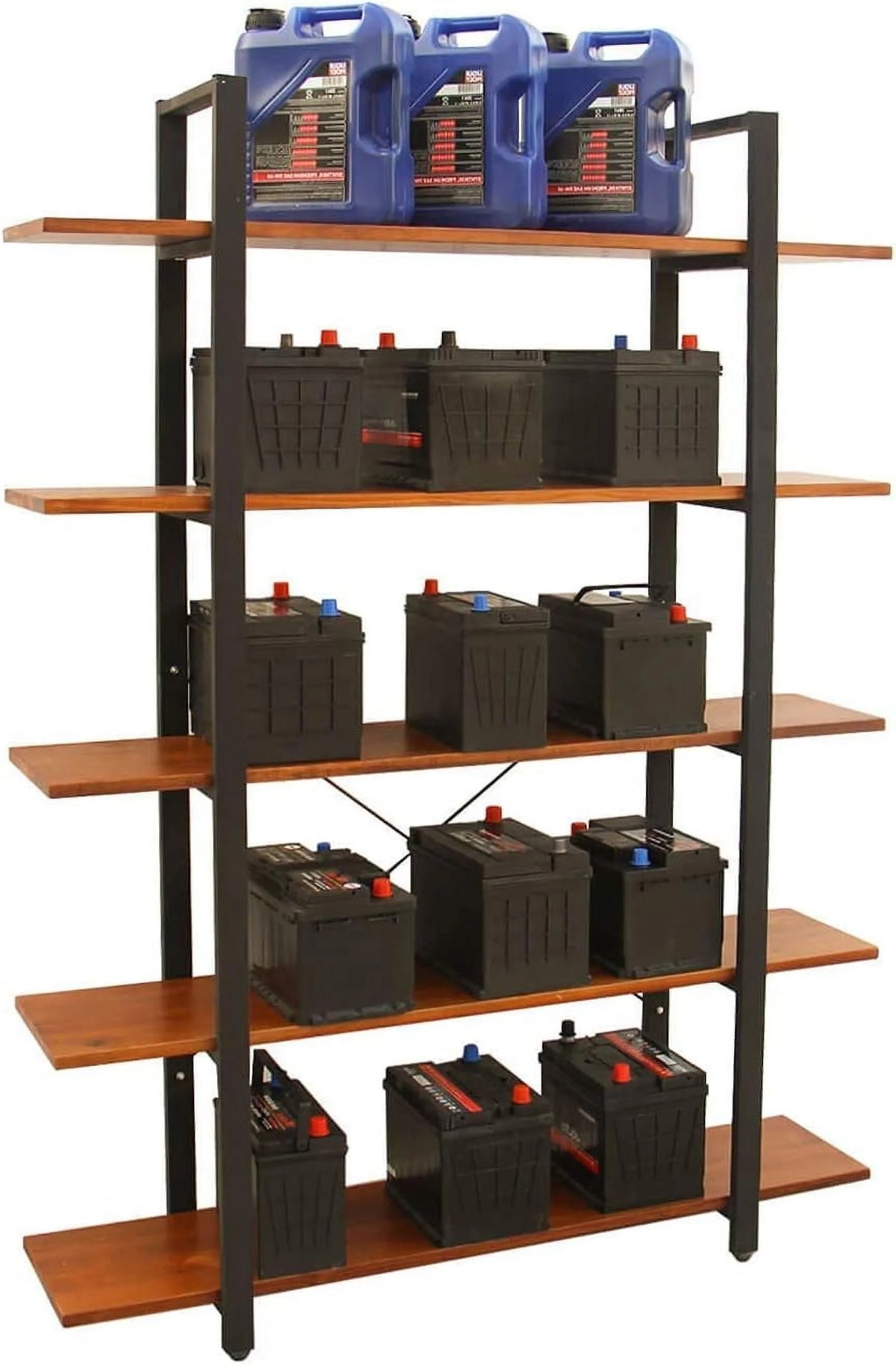 5 Tier Solid Wood Bookshelf C50458