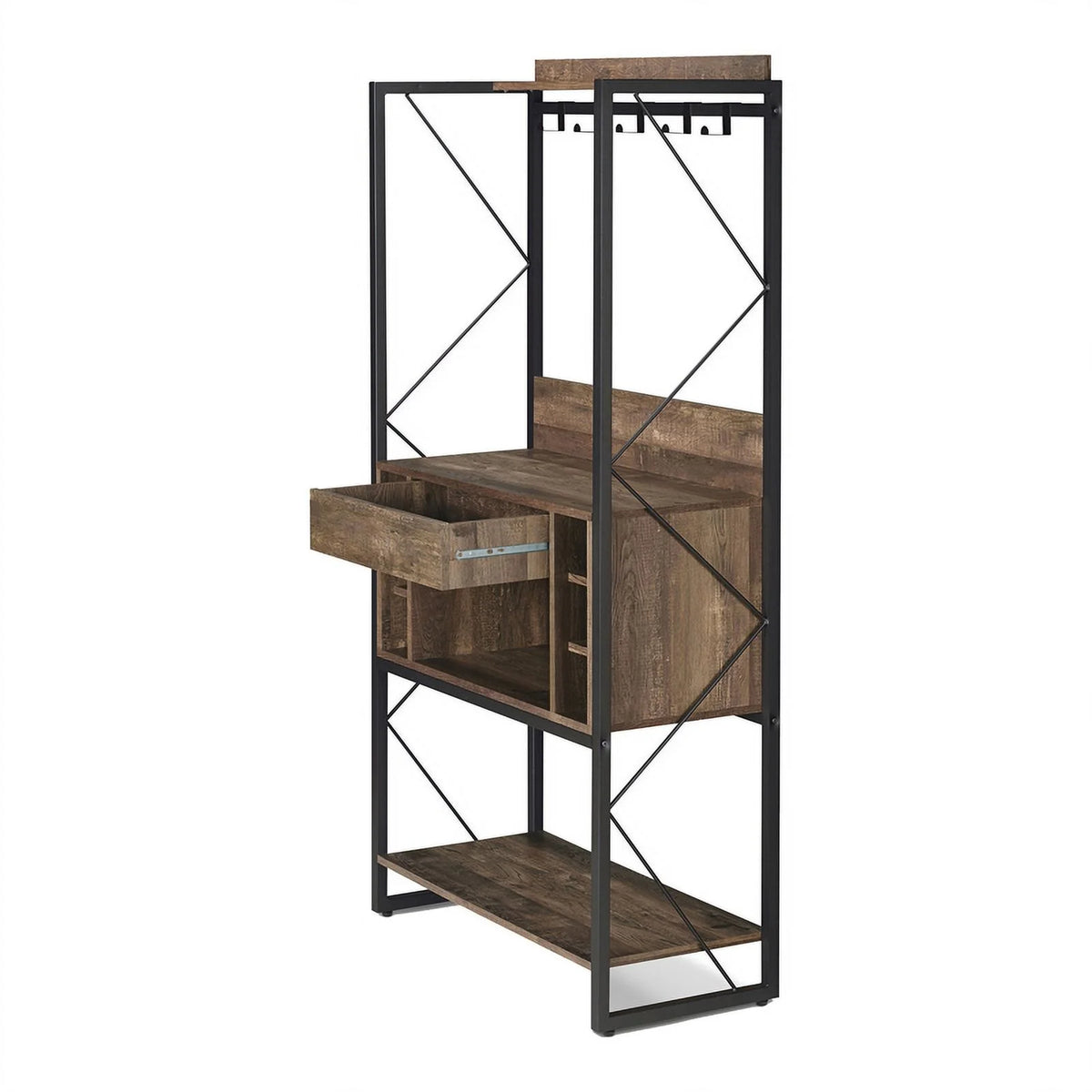 Oak Wood Baker's Rack F31386