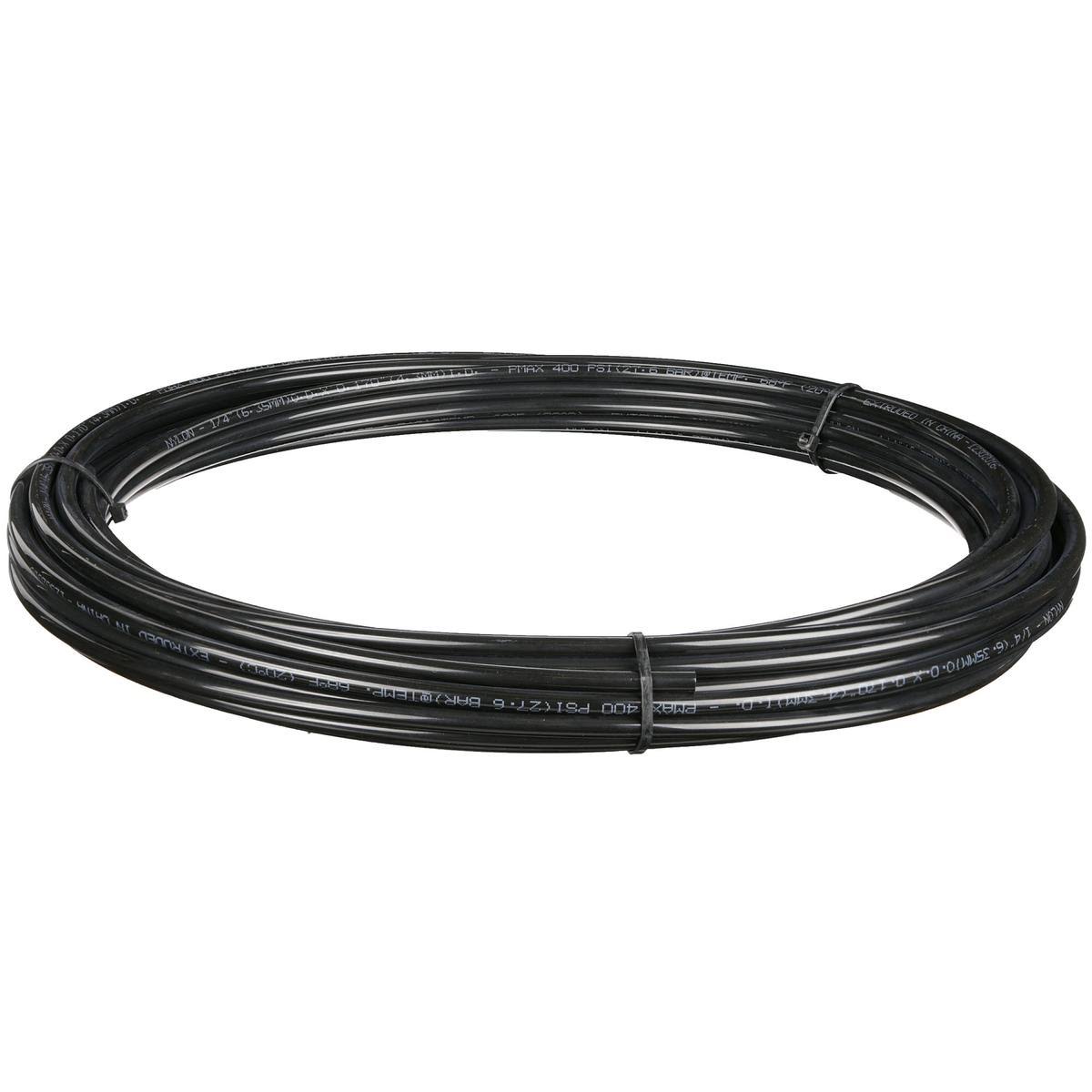 Black Nylon Tubing 3/8x22 OD 100 ft T929