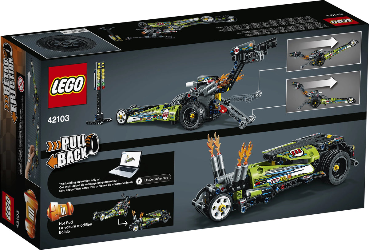 Pull-Back Racing Toy Building Kit 225 pieces Z648