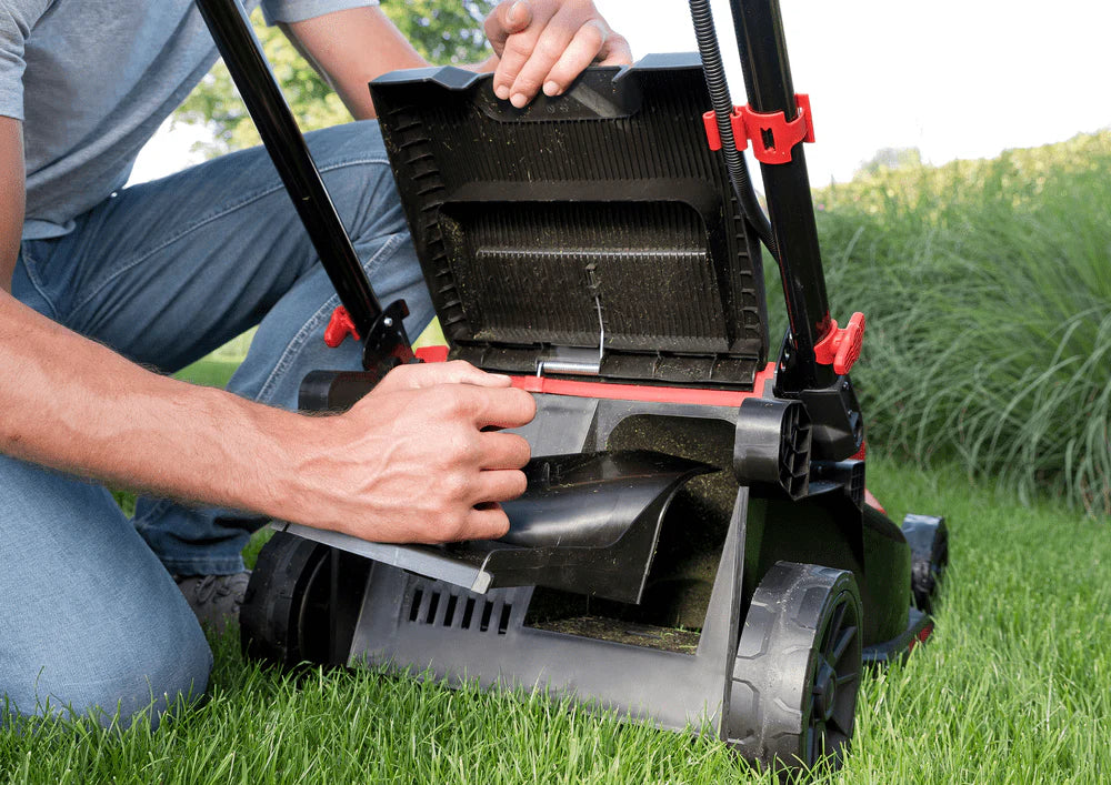 20V Brushless Lawn Mower Kit with Two 4.0 Ah Battery and Dual Port Charger V9260