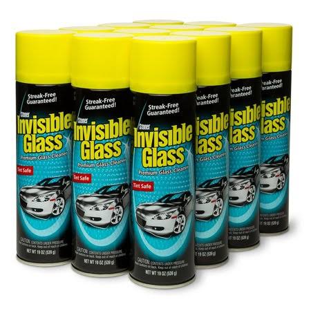 12 Pack Premium Glass Cleaner 19-Ounce Can V435