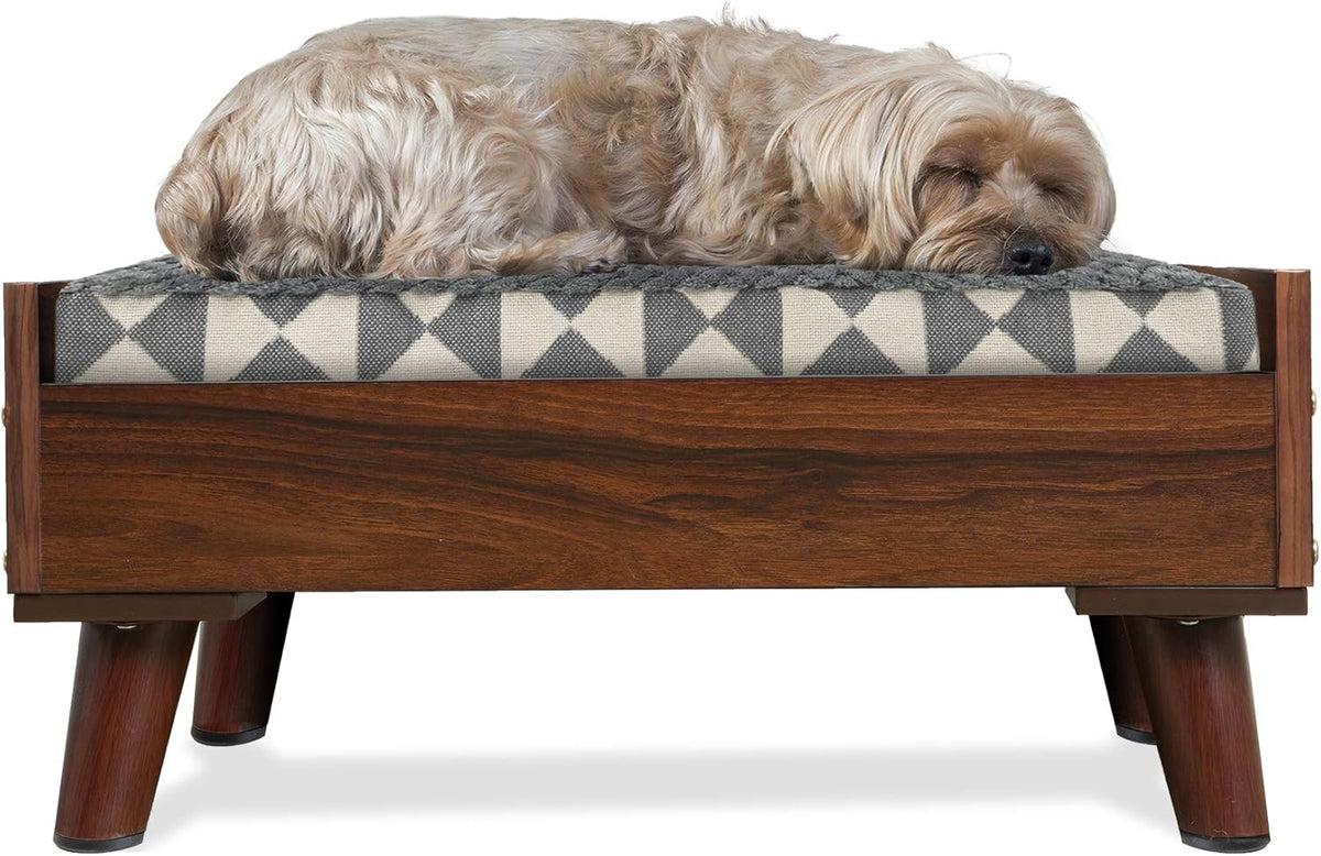 Gray Wash Elevated Dog Bed Frame O361