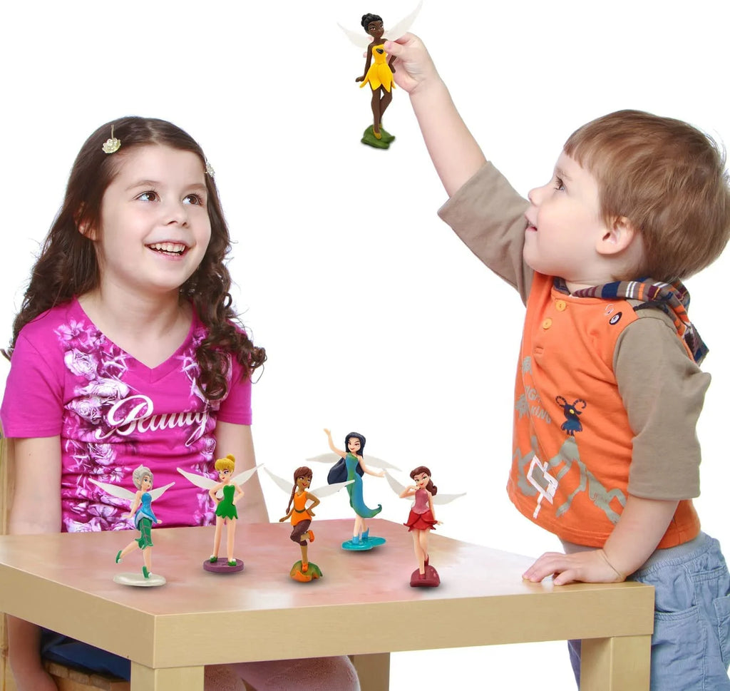 7Pcs/Set Pixie Girl Flower Fairies Miniature PVC Figures Doll Toy L263089