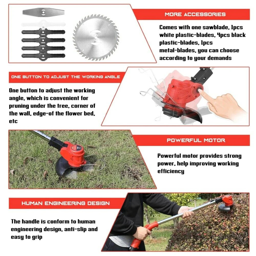 Cordless Electric String Grass Trimmer I871846