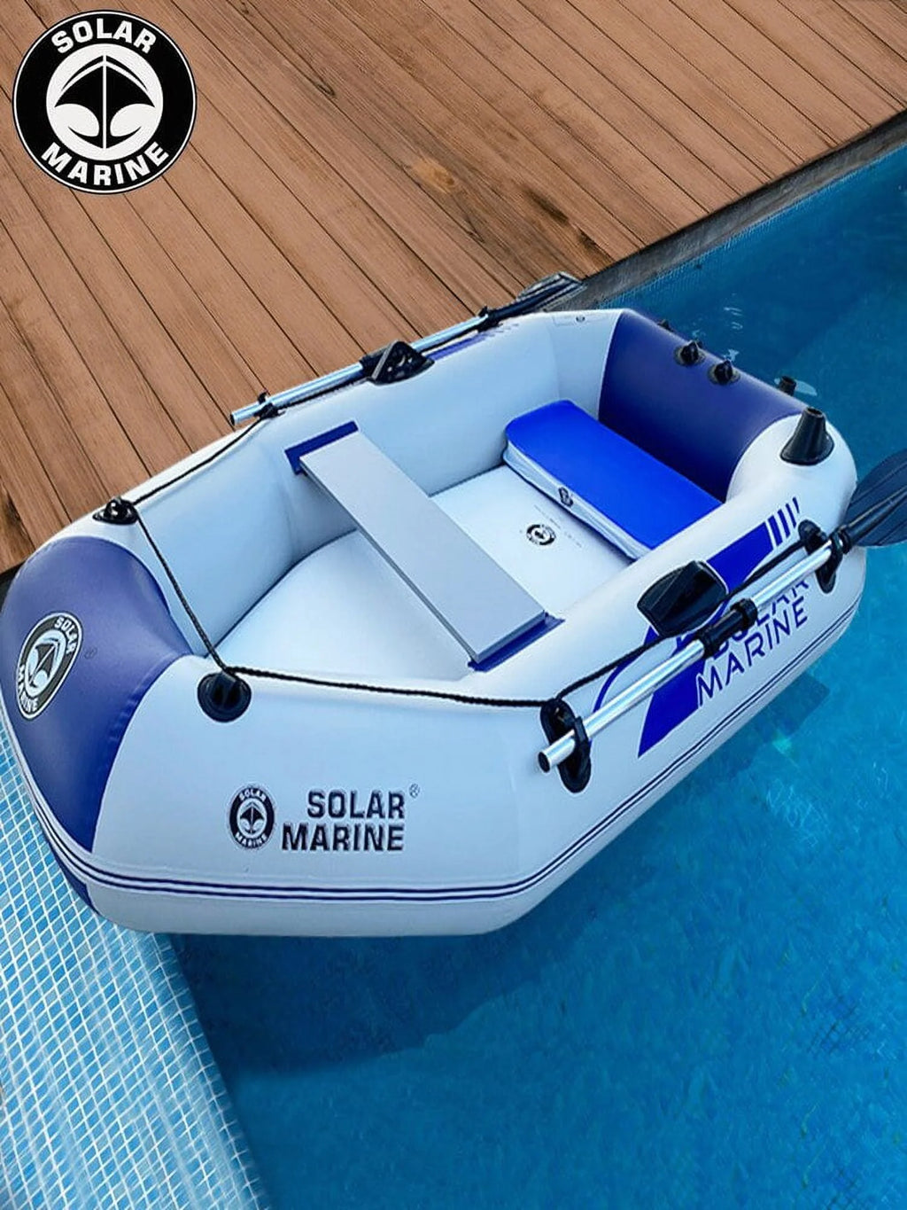 1 Person Inflatable Rowing Boat Kayak Canoe Raft Dinghy Q3623