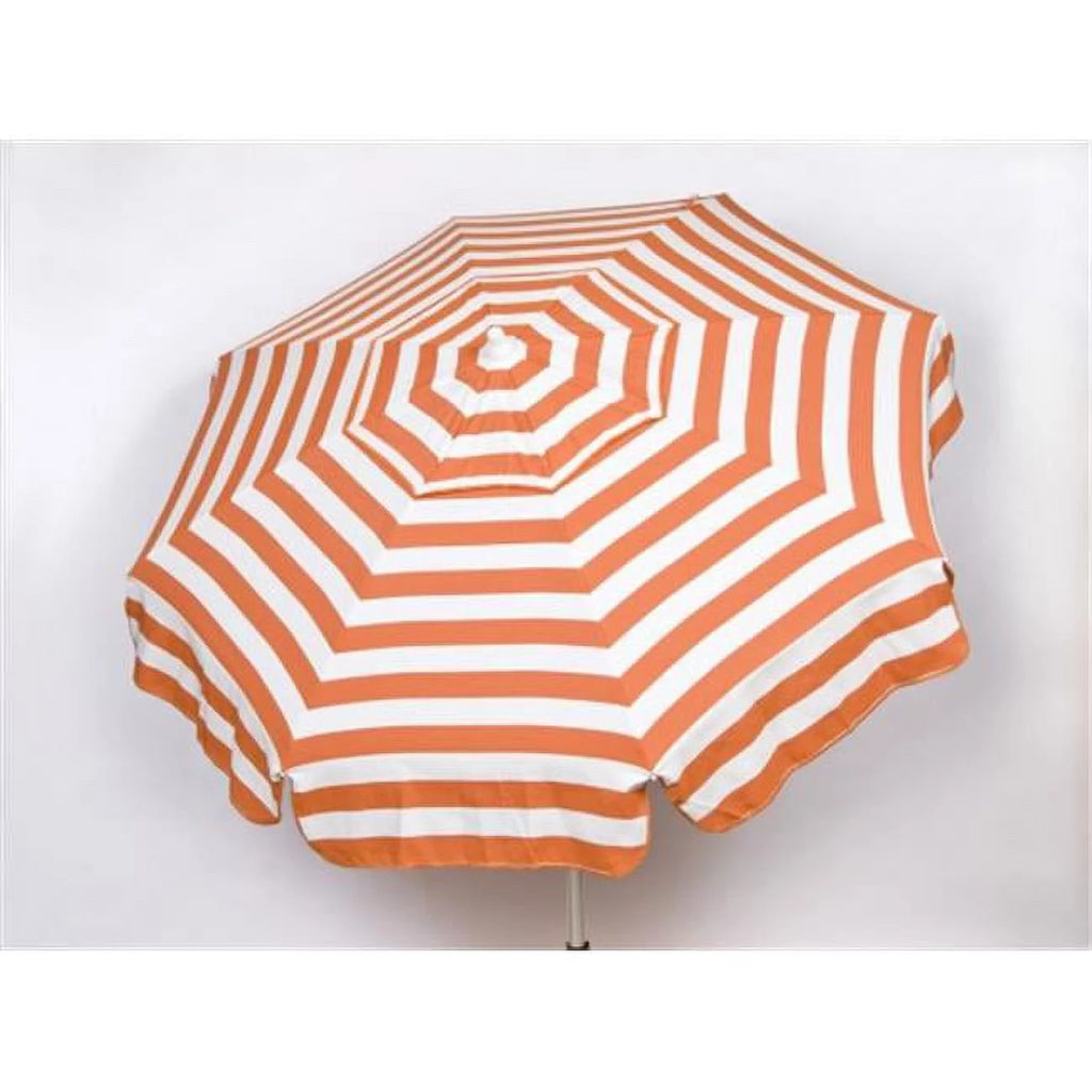 Orange and White Striped Acrylic Umbrella H558138